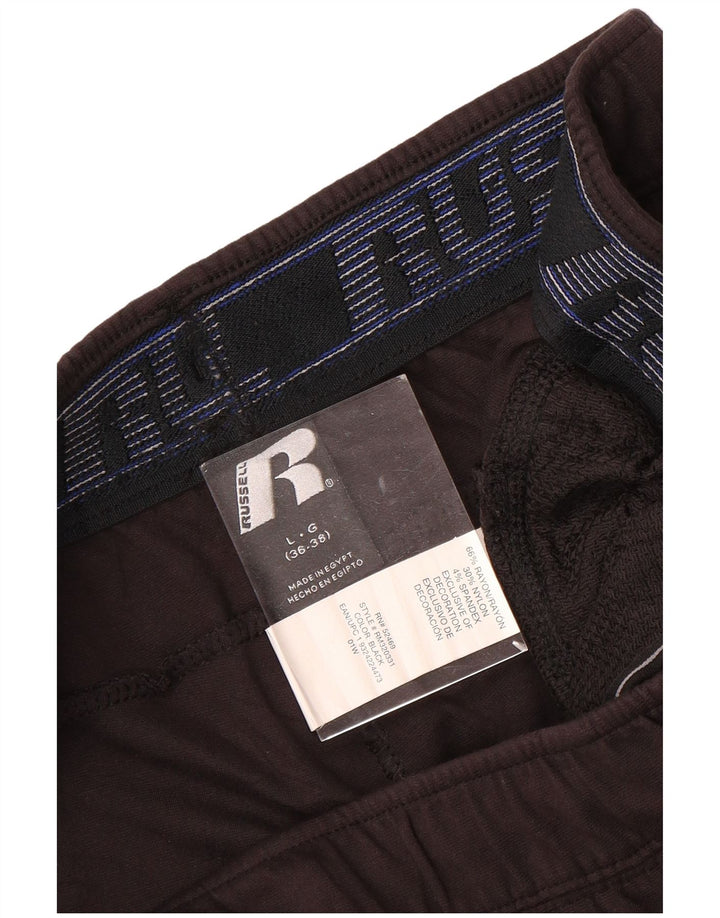 RUSSELL ATHLETIC Herre Crop træningsdragt Bukser Large Black Rayon