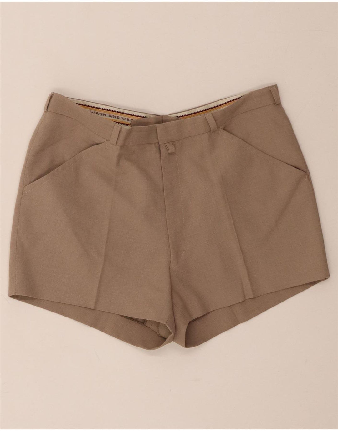 Diolen Casual Shorts til kvinder W32 Large Beige Polyester
