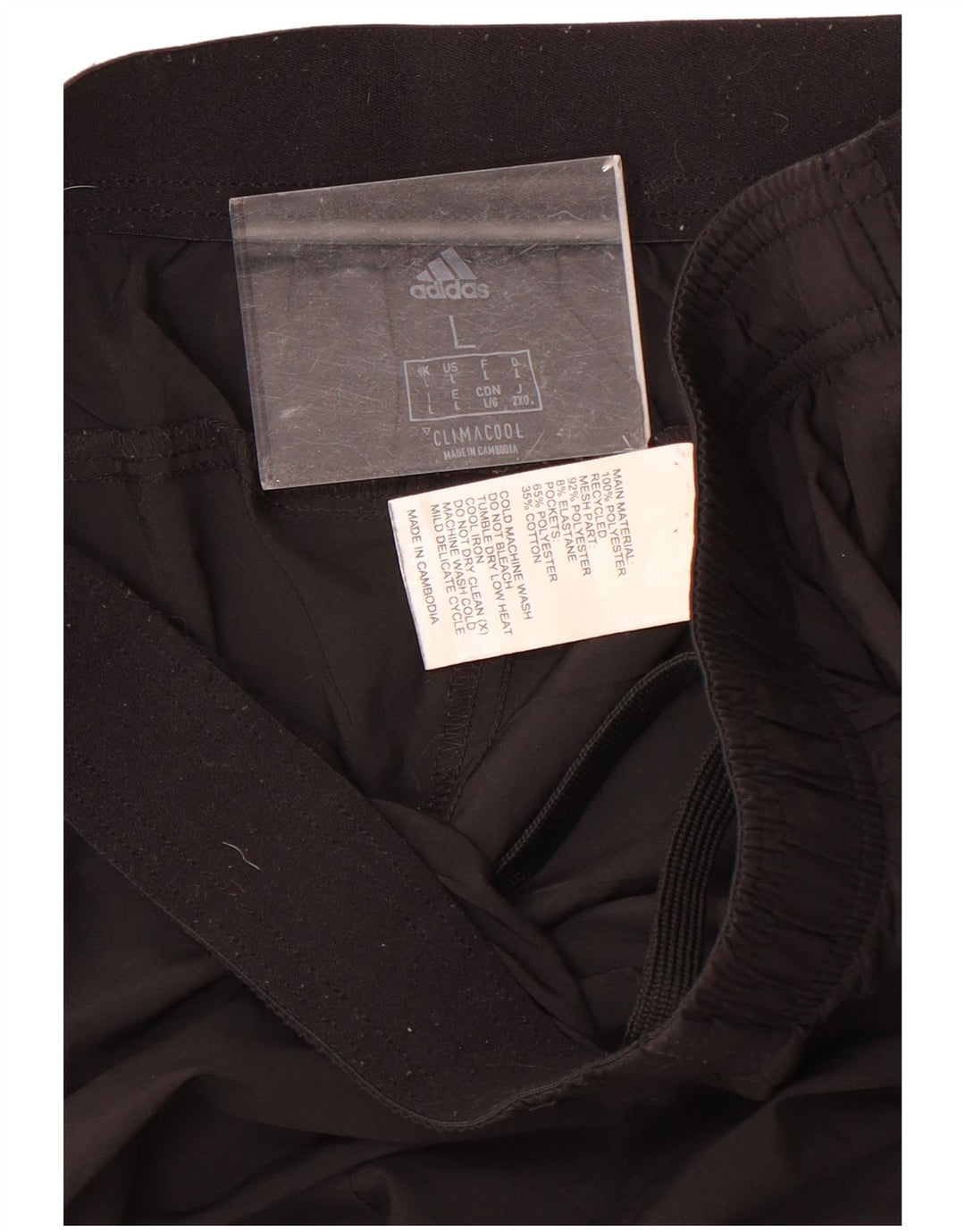 Adidas Herre Climacool Træningsdragt Bukser Joggers Large Sort Polyester