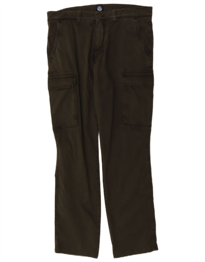 North Sails Herre Straight Cargo Bukser W34 L31 Grøn Bomuld