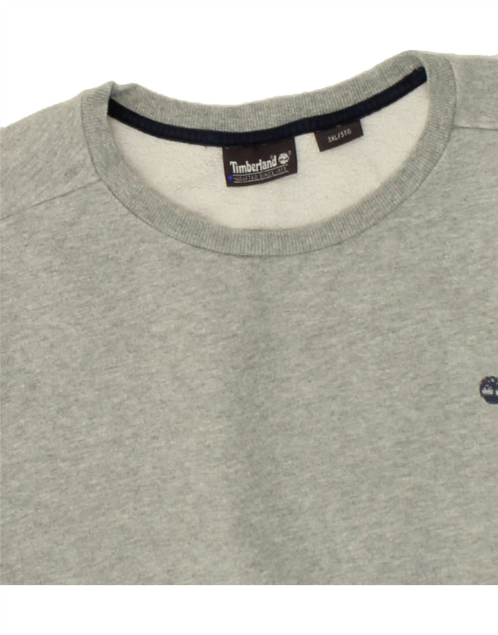 TIMBERLAND Sweatshirt til mænd 3XL Grå bomuld