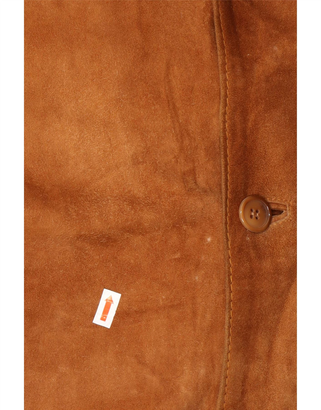 VINTAGE Herre ruskindsjakke IT 52 XL Beige Læder