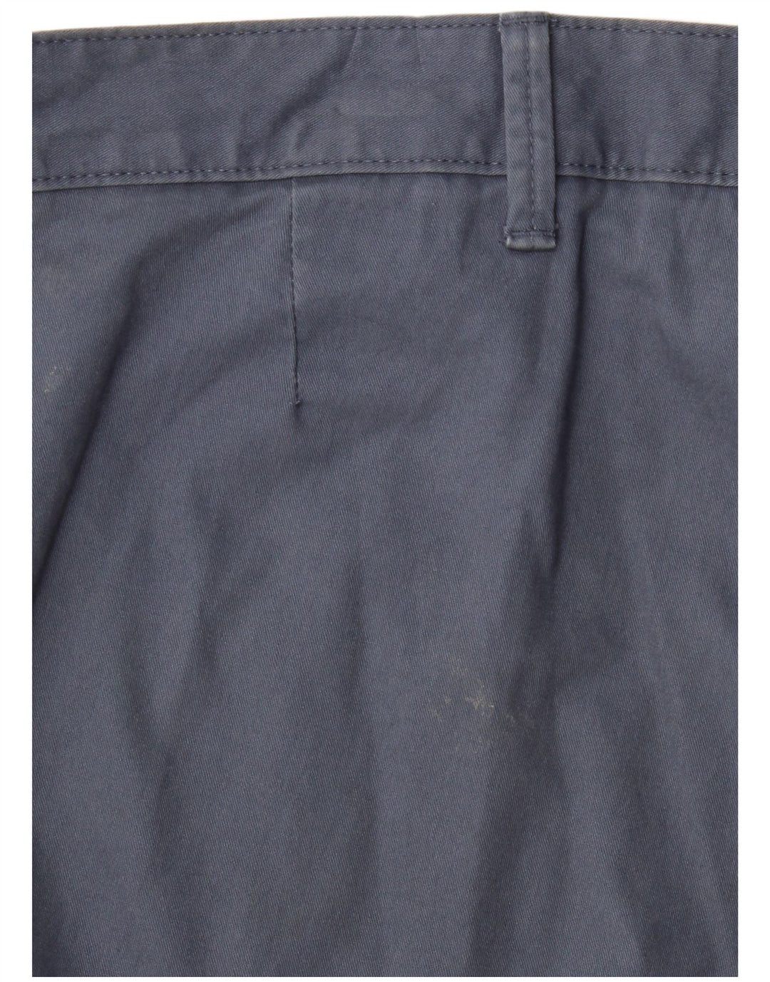 Marks & Spencer Straight Chino-bukser til mænd W38 L31 Blå bomuld