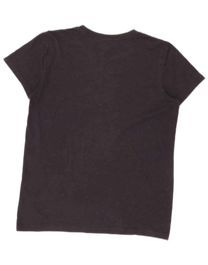 Under Armour Dame Grafisk T-Shirt Top UK 12 Medium Sort