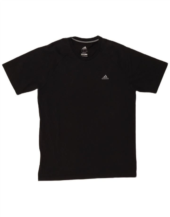ADIDAS Herre Clima 365 T-Shirt Top Lille sort bomuld