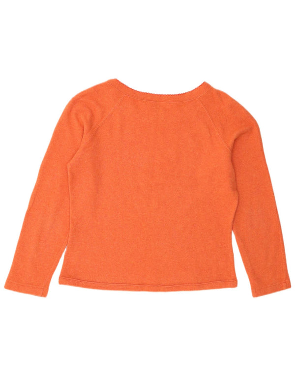 Ny Penny Womens 3/4 ærmet bådhalstrøje DK 16 Stor Orange