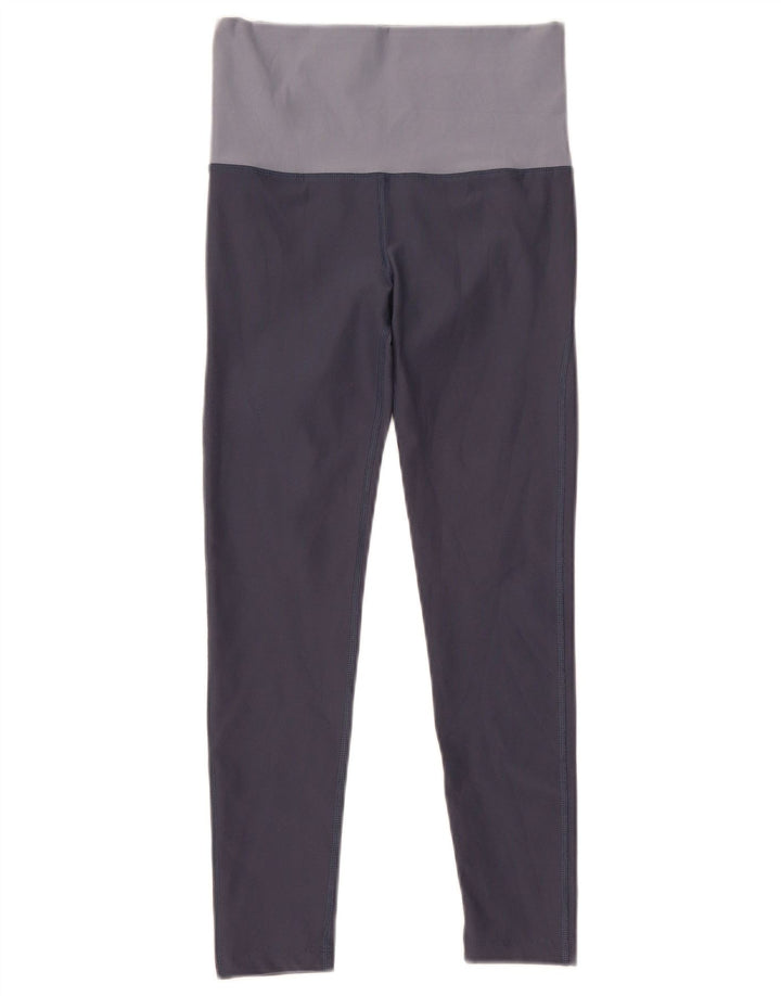 Nike Girls Dri Fit Leggings 10-11 år Medium Blue Colourblock Polyester