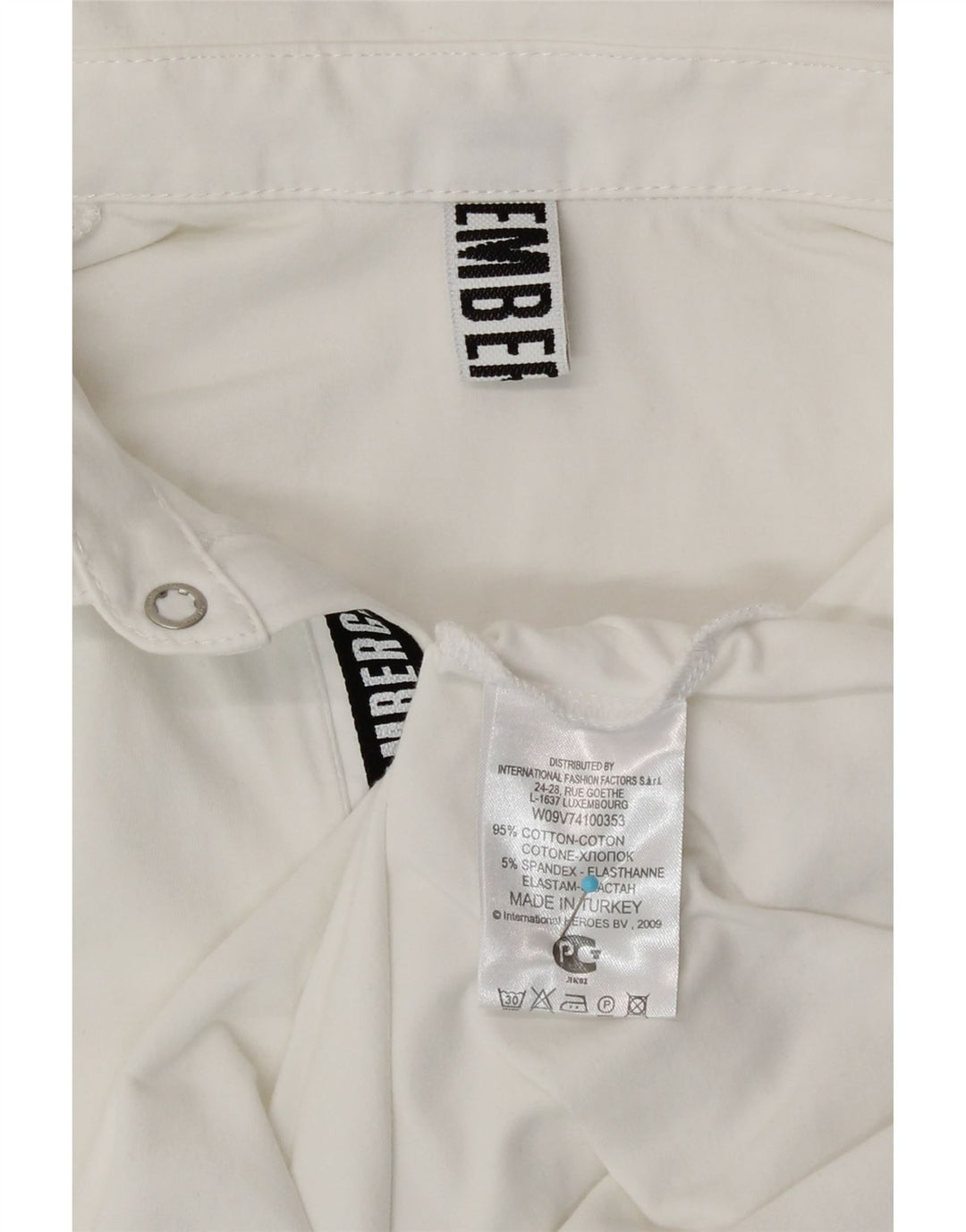 Bikkembergs Herre Grafisk Polo Shirt Lille Hvid Bomuld