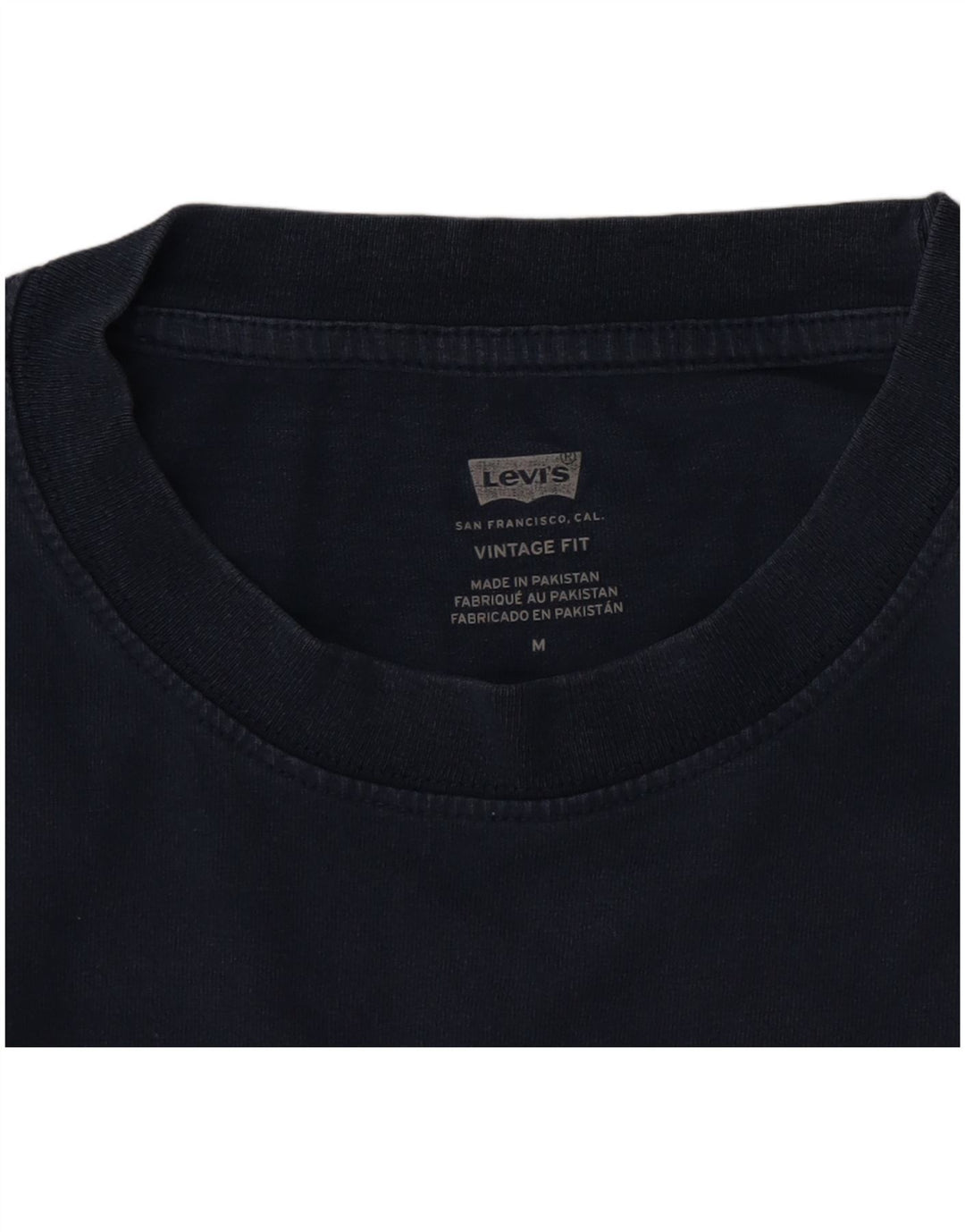 Levi's Herre Vintage Fit T-shirt Top Medium Navy Blue