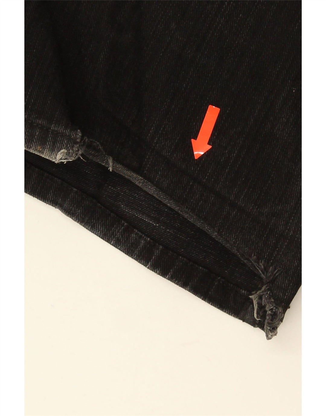 GUESS Straight jeans til mænd W36 L30 Sort bomuld
