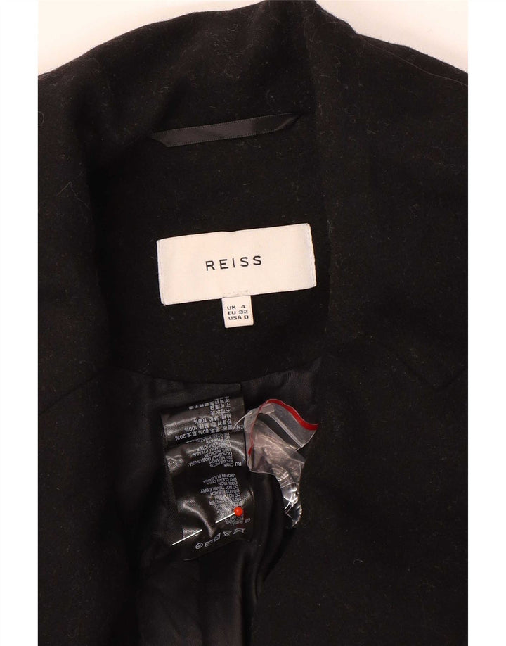 Reiss Dame Overfrakke UK 4 XS Sort