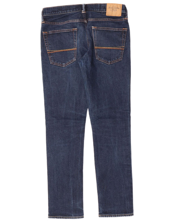 Abercrombie & Fitch Womens Skinny Jeans W32 L30 Blue Cotton