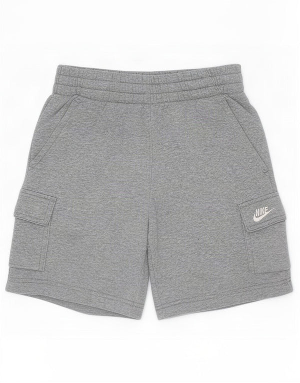 Nike Boys Cargo Sportsshorts 8-9 år Små grå flækkede bomuld