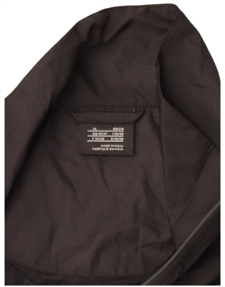 Nike Kortærmet Pullover til mænd, træningsdragt Topjakke UK 45/47 XL Sort