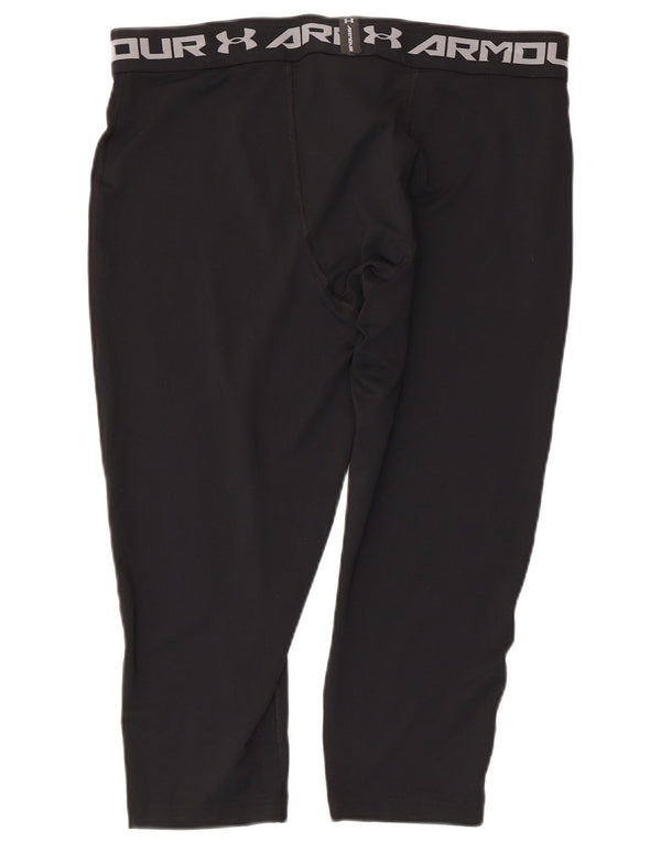 Under Armour Herre Grafiske Capri Leggings 2XL Sort Polyester