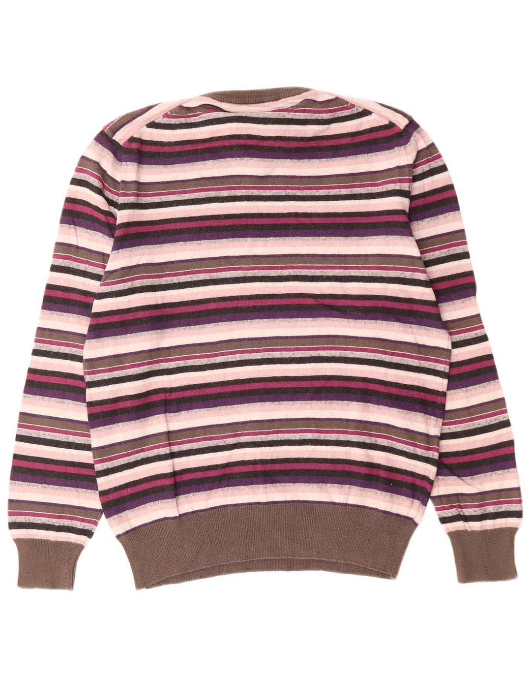 SERGIO TACCHINI Dame V-hals sweater UK 14 Medium Flerfarvet