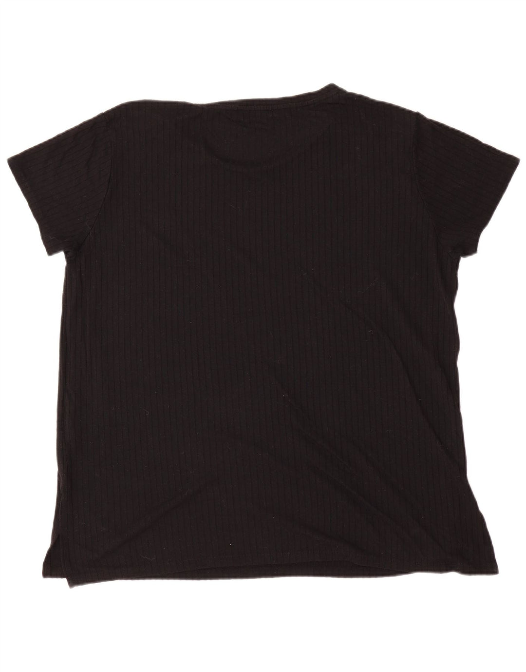 Marks & Spencer T-shirt top til kvinder UK 18 XL Sort viskose