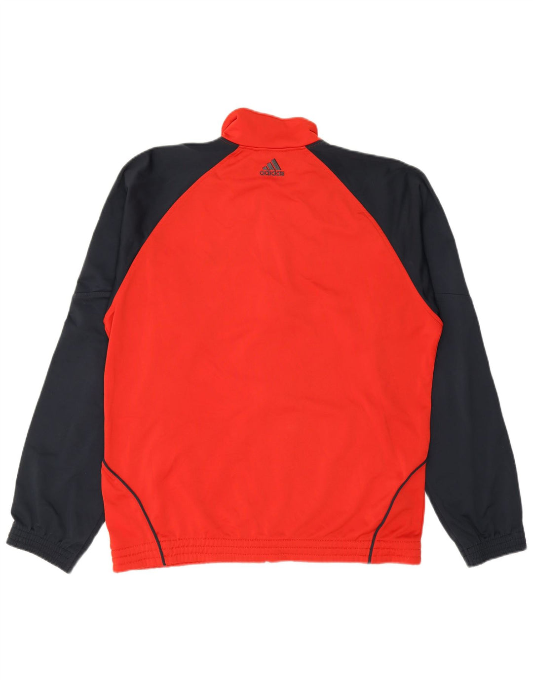 Adidas Træningsdragt til mænd Top jakke UK 42/44 Large Red Colourblock Polyester