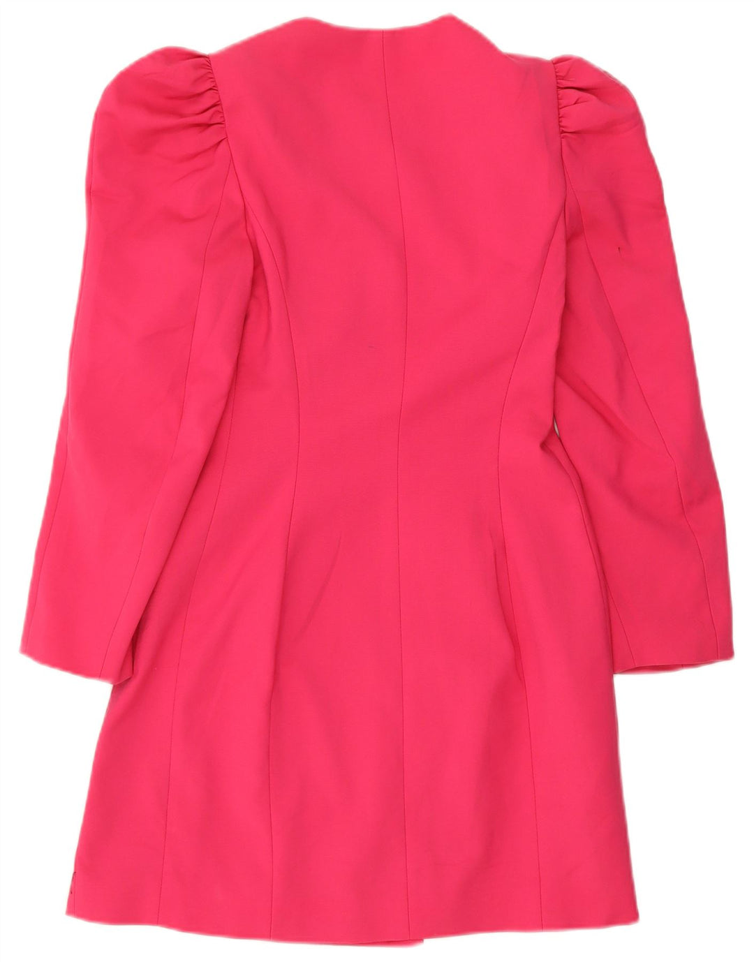 Zara Dame Overfrakke UK 8 Lille Pink Bomuld