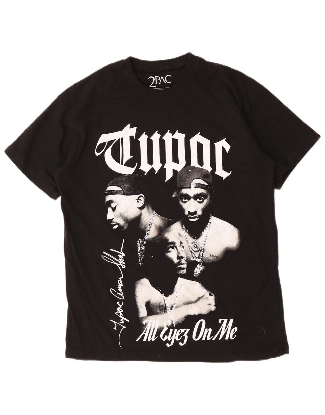 Pull & Bear Herre 2 Pac Grafisk T-Shirt Top Lille Sort
