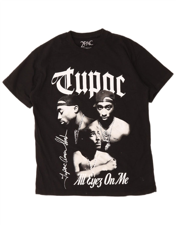 Pull & Bear Herre 2 Pac Grafisk T-Shirt Top Lille Sort