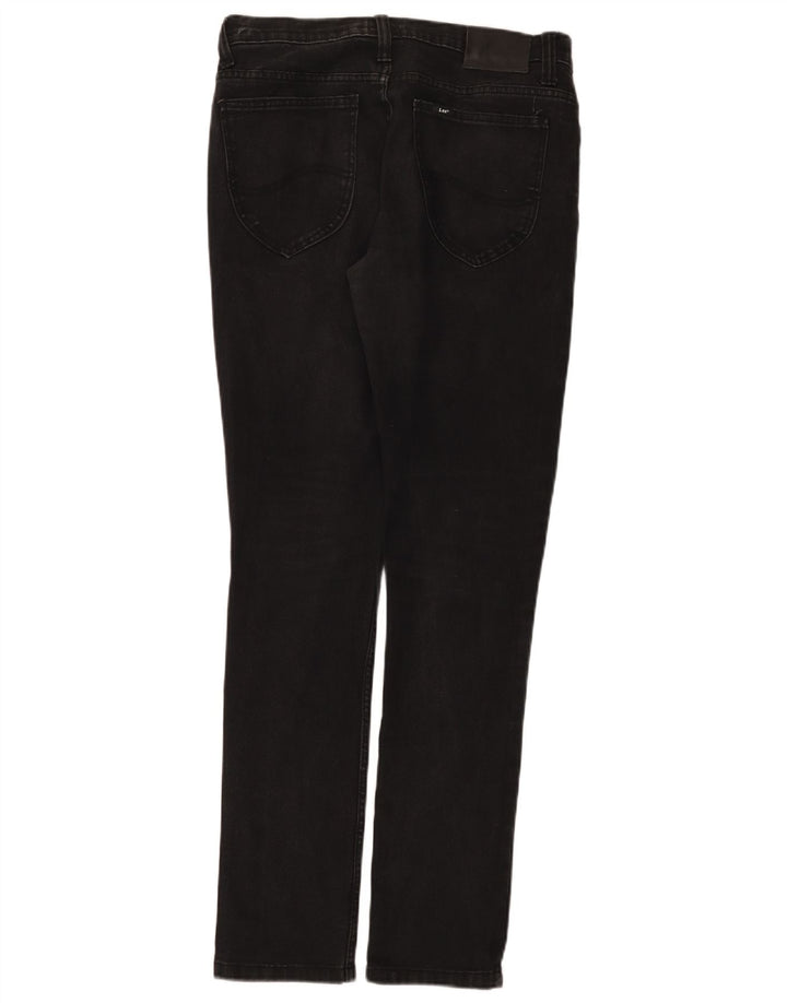 Lee Slim Jeans til mænd W32 L33 sort bomuld