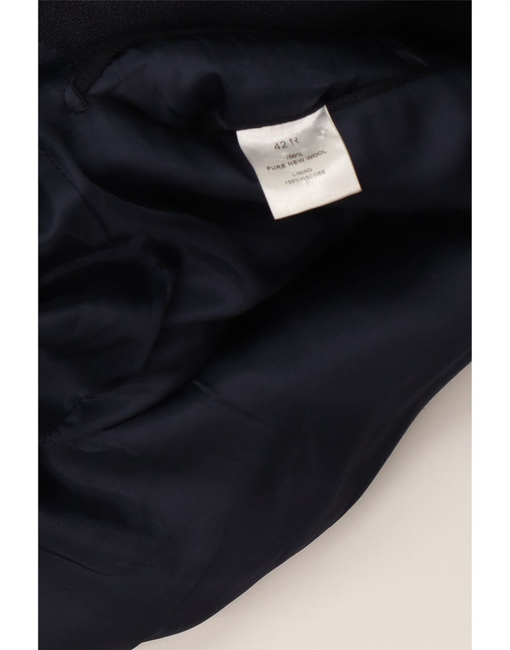 Vintage overfrakke til mænd UK 42 XL marineblå uld