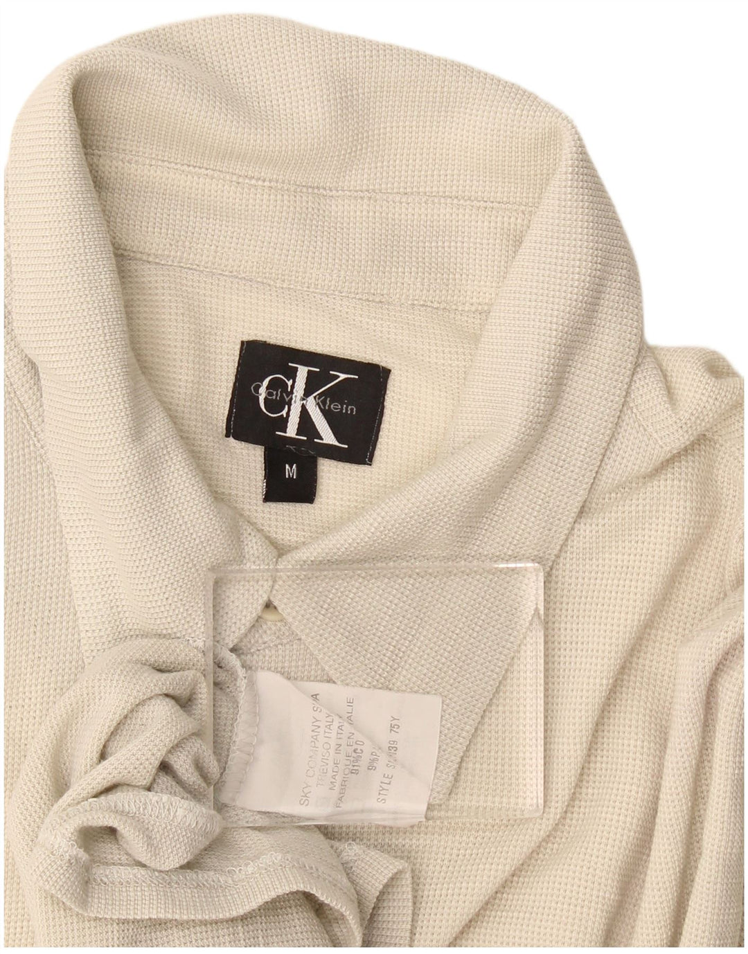 Calvin Klein Kortærmet Herreskjorte Medium Beige Bomuld