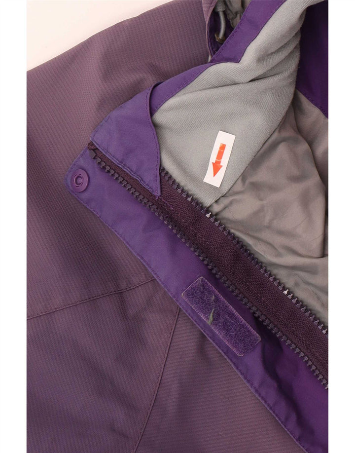 Sprayway Dame Hætte Vandtæt Jakke UK 12 Medium Lilla Polyamid