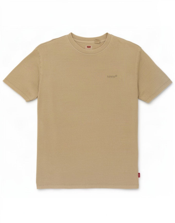 Levi's Herre afslappet T-shirt Top Stor Khaki Bomuld