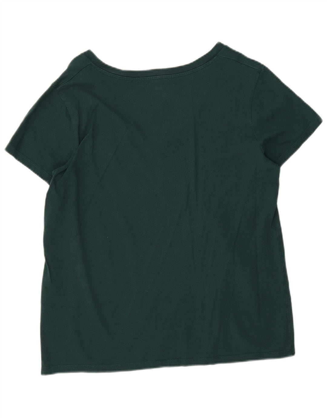 Levi's Dame T-Shirt Top UK 16 Stor Grøn Bomuld