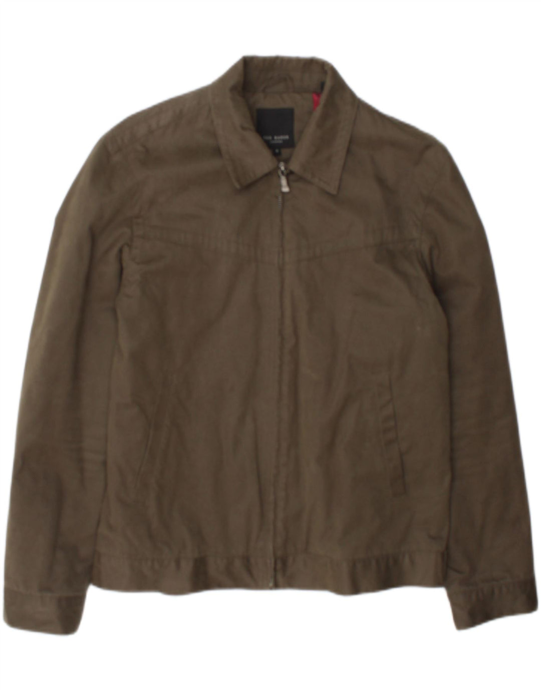 Ted Baker Bomberjakke til mænd str. 3 Medium Khaki Bomuld