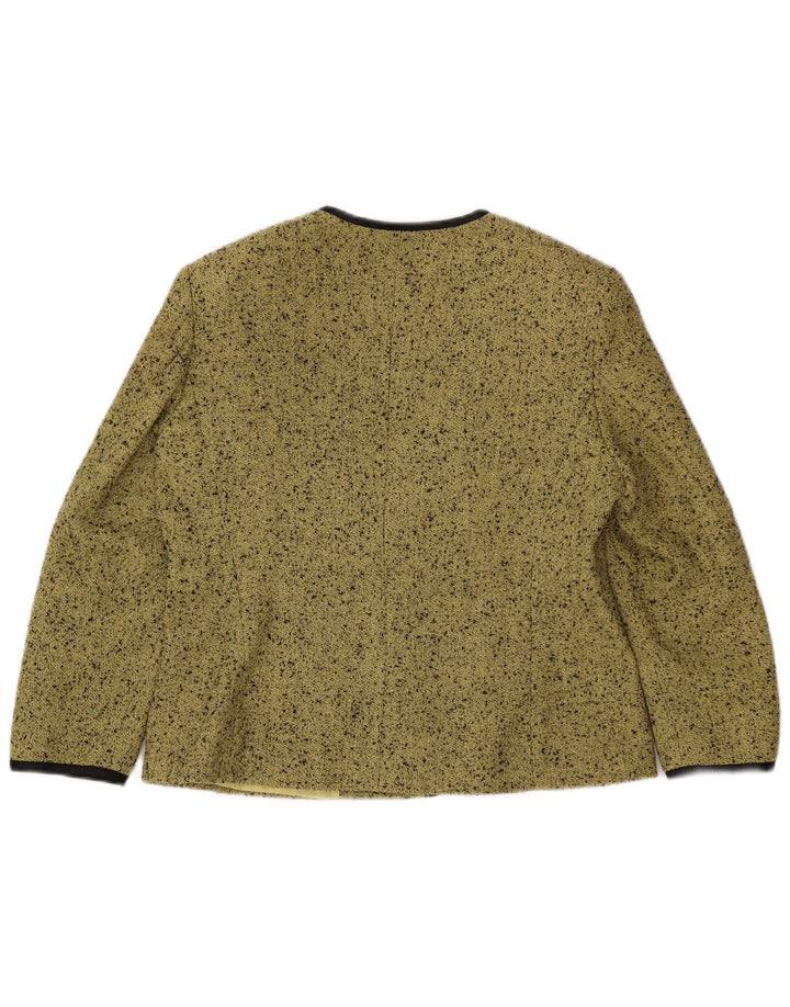 DELIA FERRARI Dame Oversized 3/4-ærmet blazerjakke IT 41 Small Green