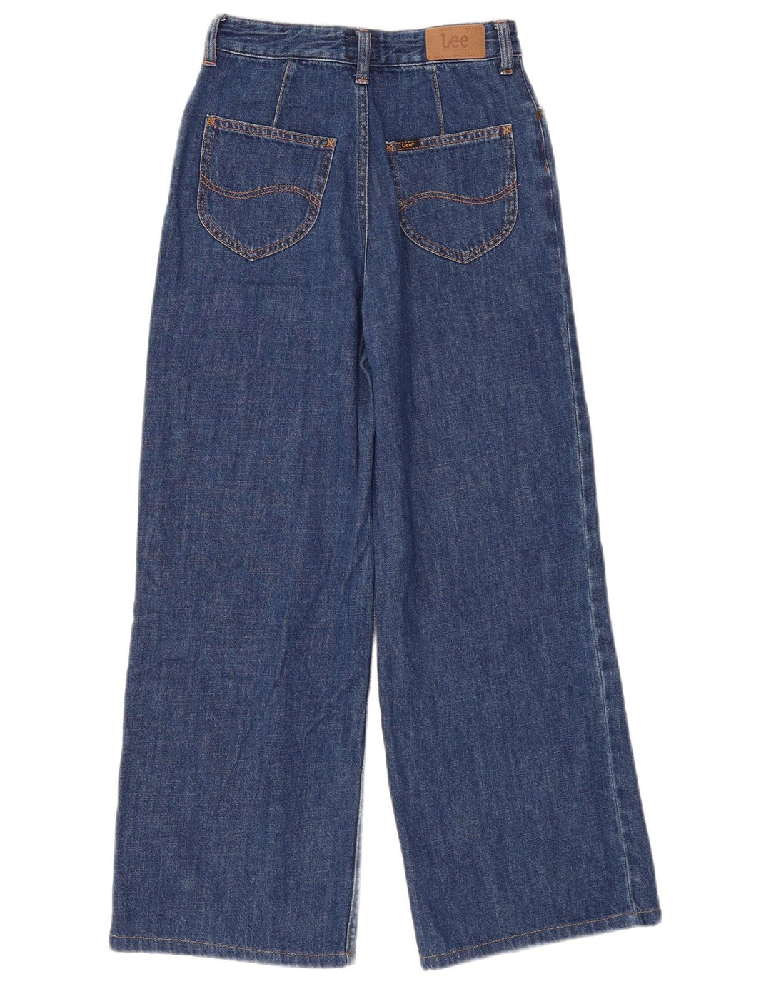 Lee Dame Stella Jeans med brede ben W24 L25 Blå Bomuld