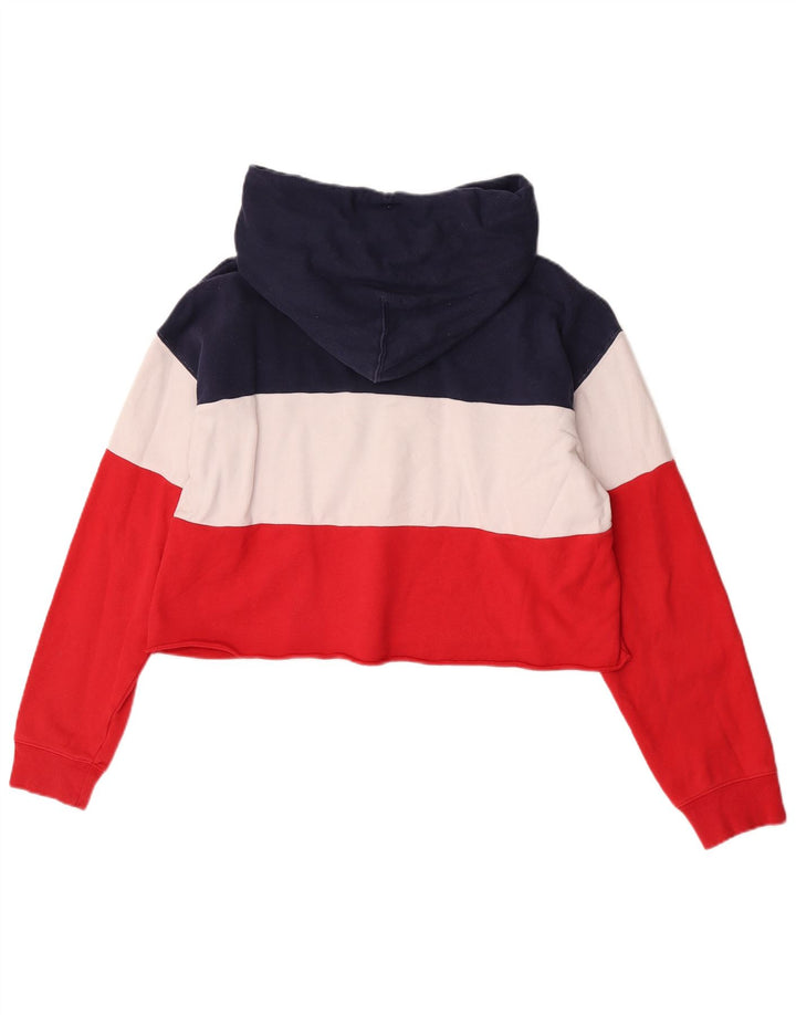 Levi's Dame Oversized Crop Hoodie Jumper UK 14 Medium Flerfarvet