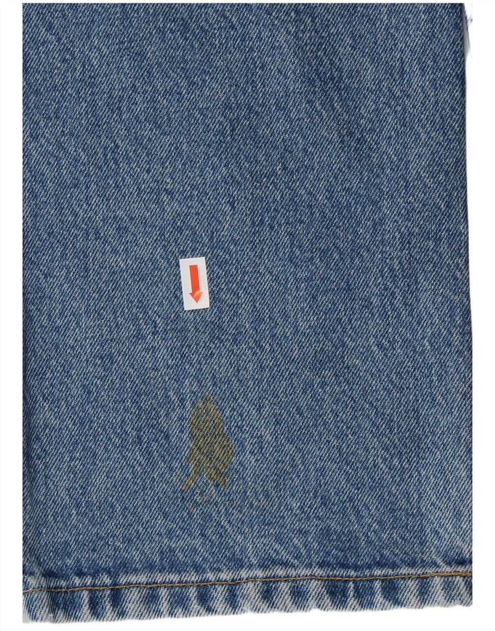 MUSTANG Straight Jeans til mænd W33 L30 Blå Bomuld