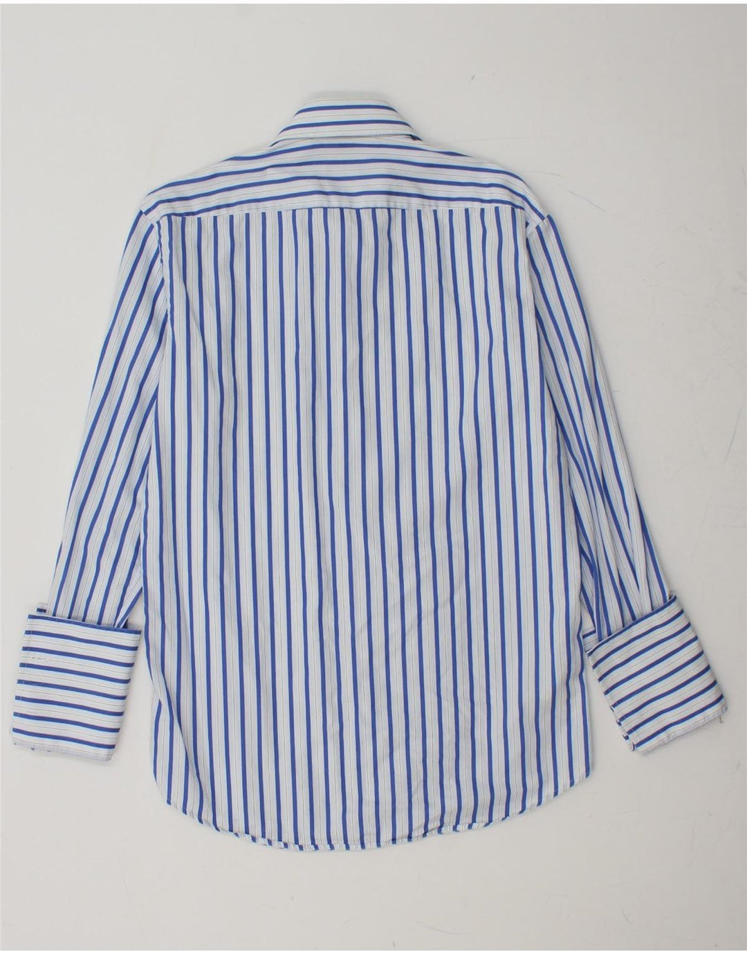 HUGO BOSS Herre formel skjorte str. 38 15 Mellem blå stribet bomuld