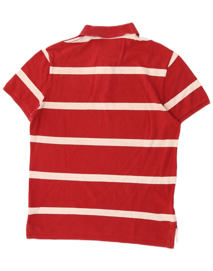 American Eagle Herre Kortærmet Regular Fit Polo Shirt Stor rødstribet