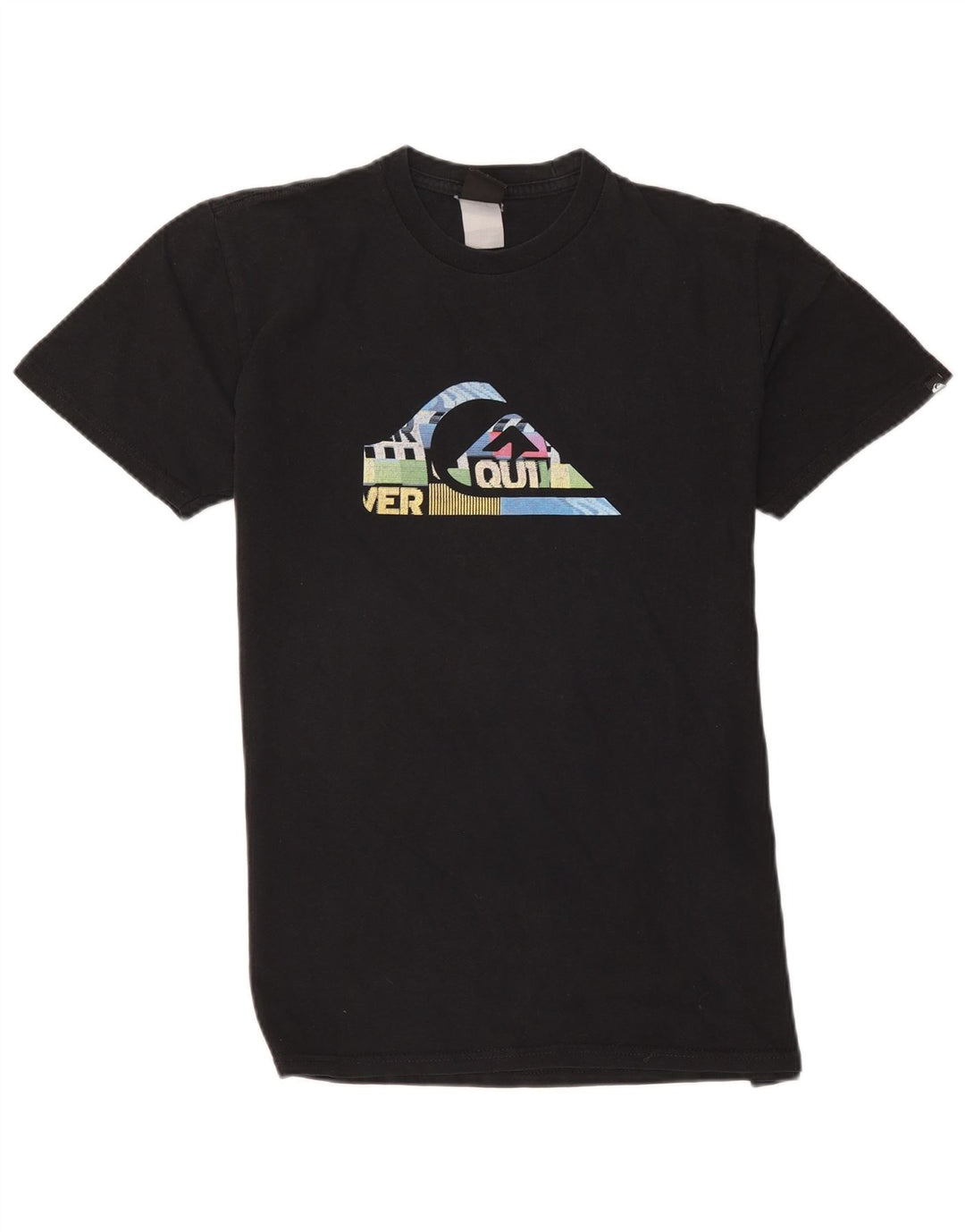 Quiksilver Herre grafisk T-shirt Top Lille Sort