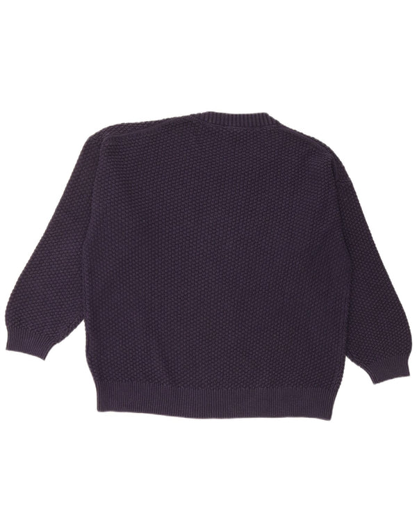 Gant herre rund hals sweater stor marineblå bomuld
