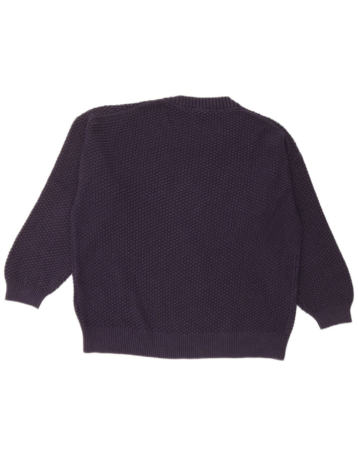 Gant herre rund hals sweater stor marineblå bomuld