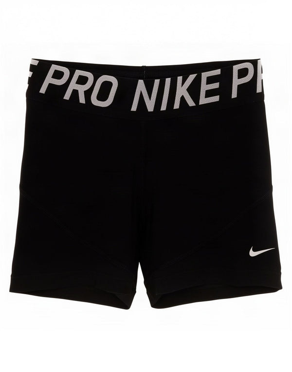Nike Boys Dri Fit Graphic Sport Shorts 10-11 Years Medium Black Polyester