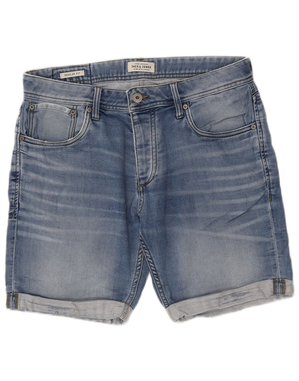 Jack & Jones Herre Regular Fit denimshorts Medium W32 Blå Bomuld