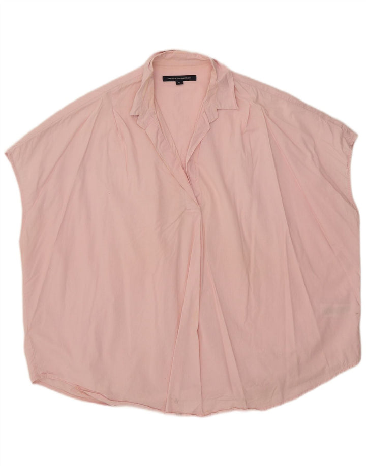French Connection Dame Ærmeløs Oversized bluse Top UK 18 XL Pink