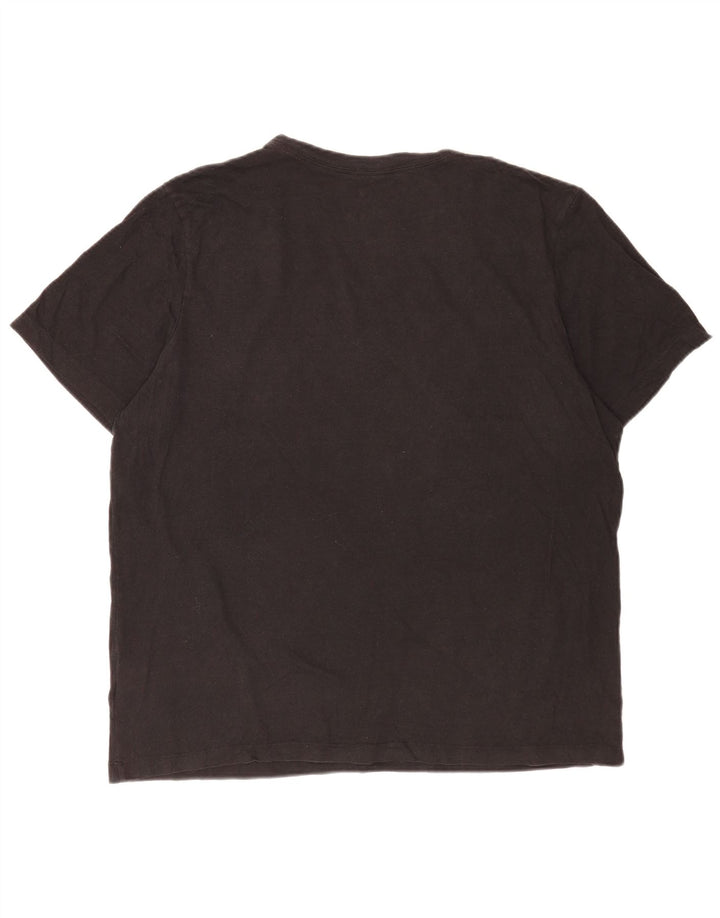 Nike grafisk T-shirt top til mænd XL sort bomuld