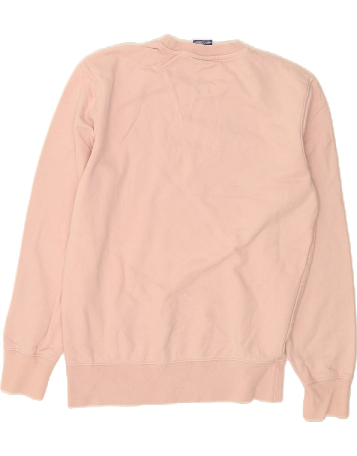 CHAMPION Womens Graphic Sweatshirt Jumper UK 14 Medium Pink Cotton Vintage Champion and Second-Hand Champion from Messina Hembry 