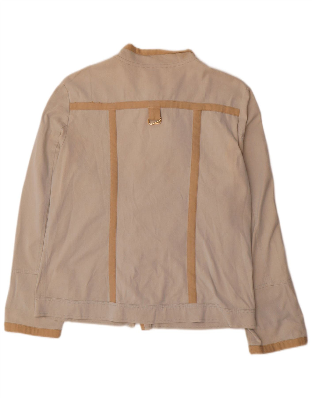 CARELLA Dame Liner Utility Jacket UK 12 Medium Beige Bomuld