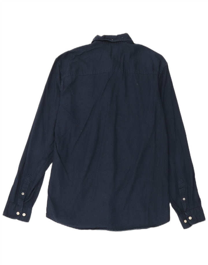 Jack & Jones herreskjorte medium marineblå bomuld