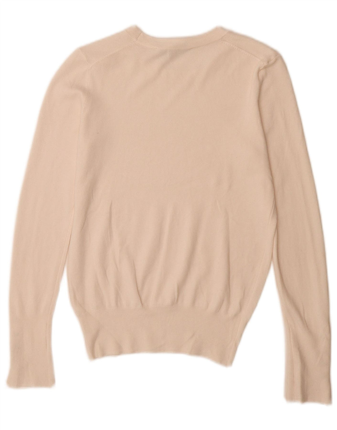 Zara Dame Boat Neck Jumper Sweater UK 10 Small White