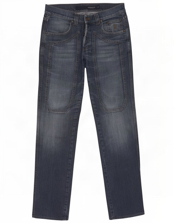 Jeckerson Womens Slim Jeans W31 L31 Navy Blue Cotton